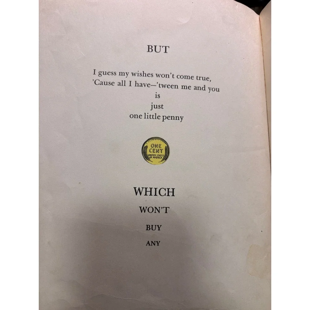 1941 If I Had‎ All the Money in All the World Helen Sipprell First Edition Book